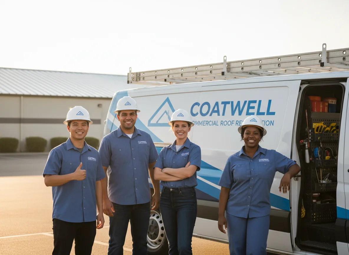 Commercial roof coating company in Voltaire, ND